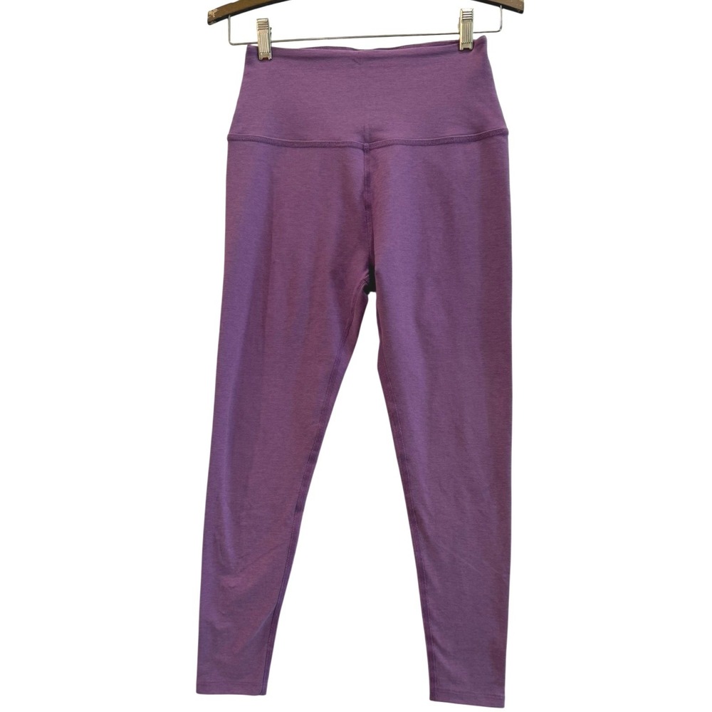 Beyond Yoga Size Medium High Waisted Midi Leggings Purple Heather Spacedye